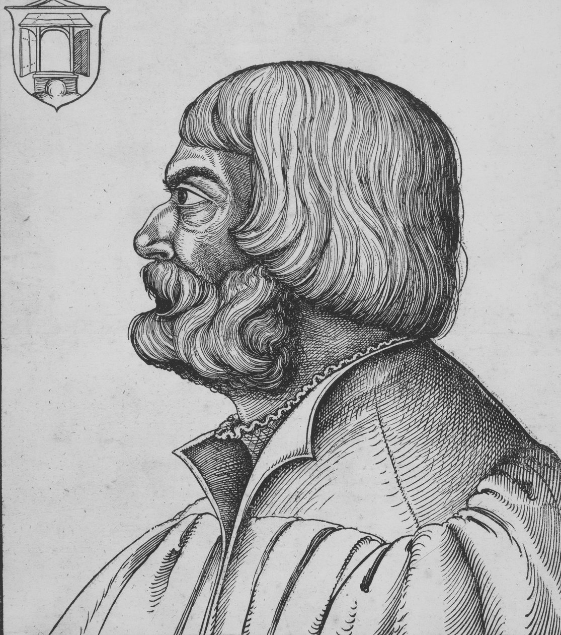 Portret Dürera, początek XVI wieku. autorstwa Erhard Schon