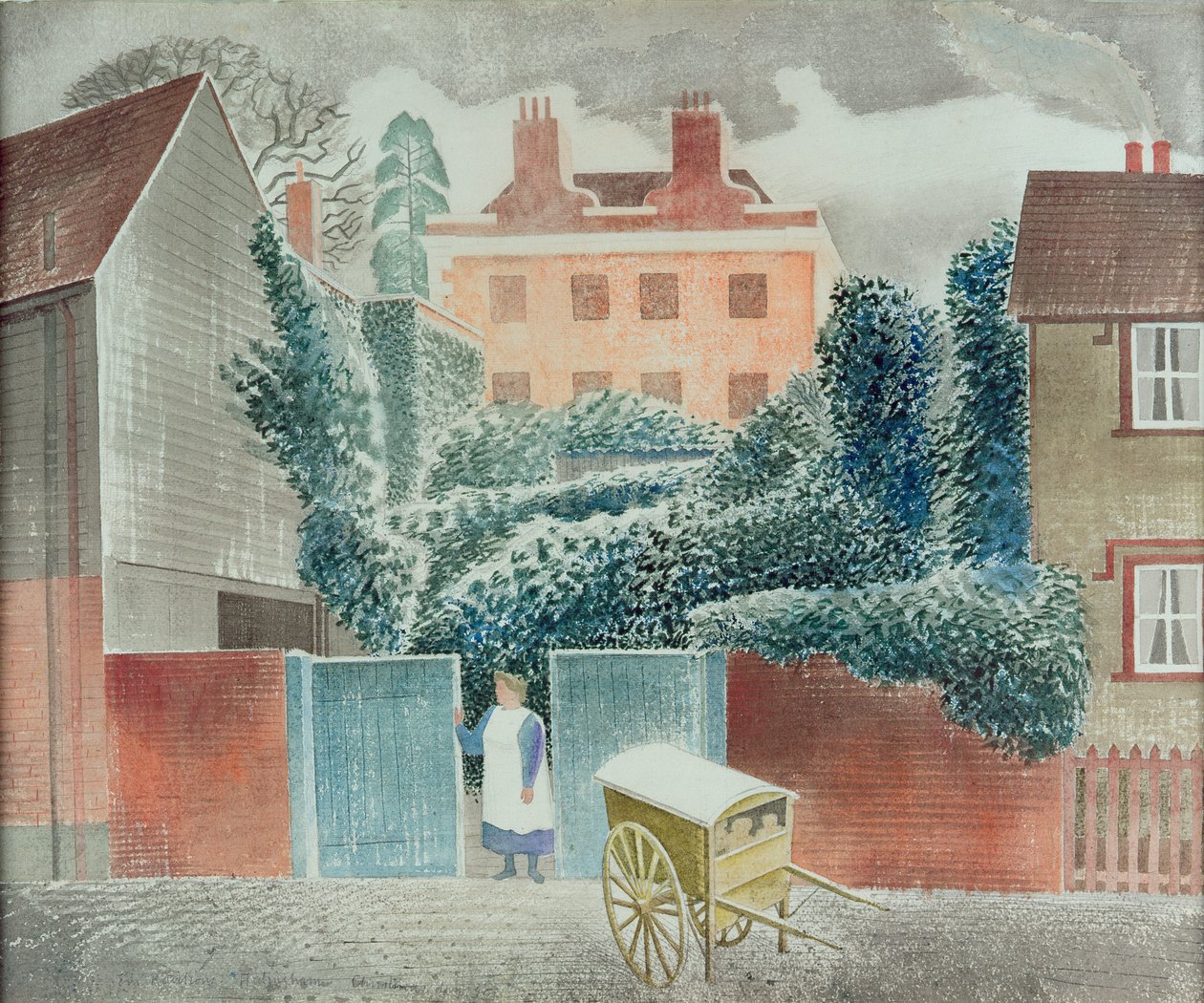 Wózek piekarza autorstwa Eric Ravilious