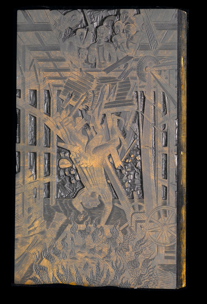 Słynna tragedia bogatego Żyda z Malty, 1933 (drewno) autorstwa Eric Ravilious