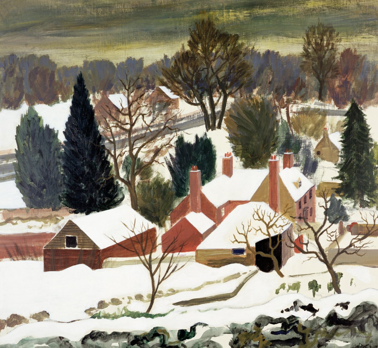 Pierwsza jesień, Kent autorstwa Eric Contemporary Artist Hains