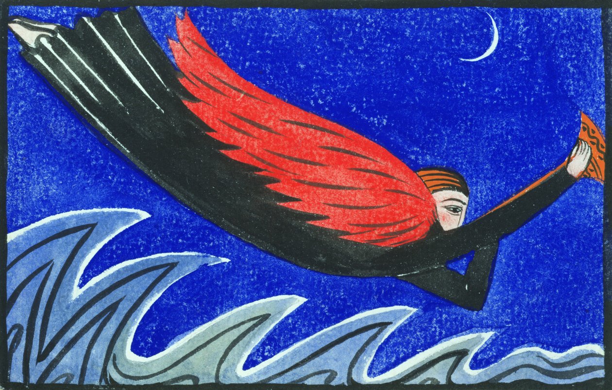 Anioł autorstwa Eric Gill