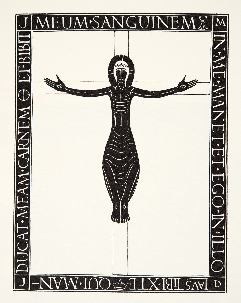 Krucyfiks autorstwa Eric Gill