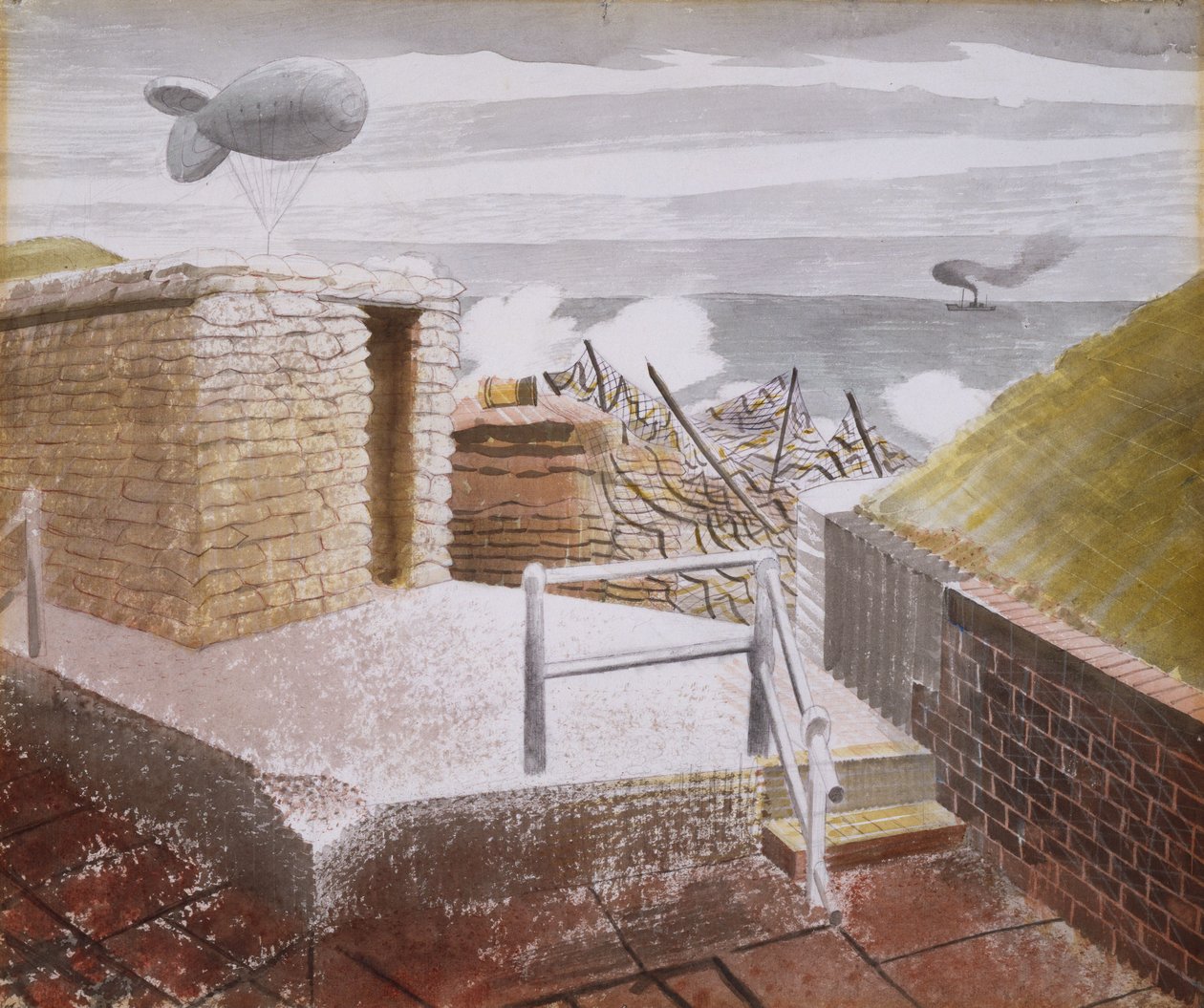 Obrona Wybrzeża, październik 1941 autorstwa Eric Ravilious