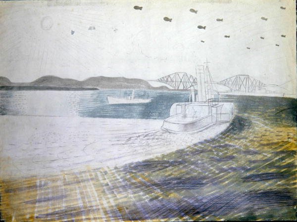 Zatoka Forth autorstwa Eric Ravilious