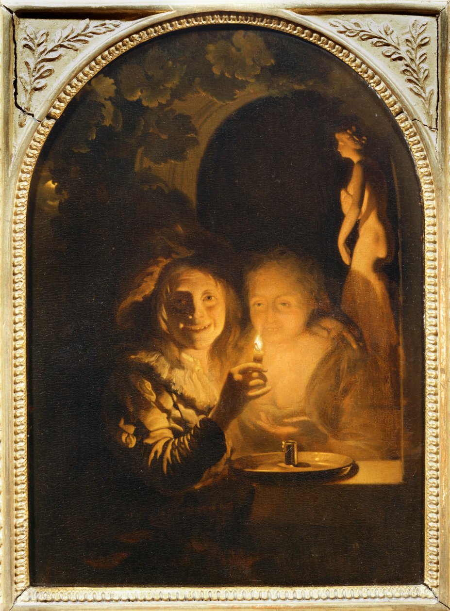 Para oświetlona świecą ... autorstwa Erich Lessing