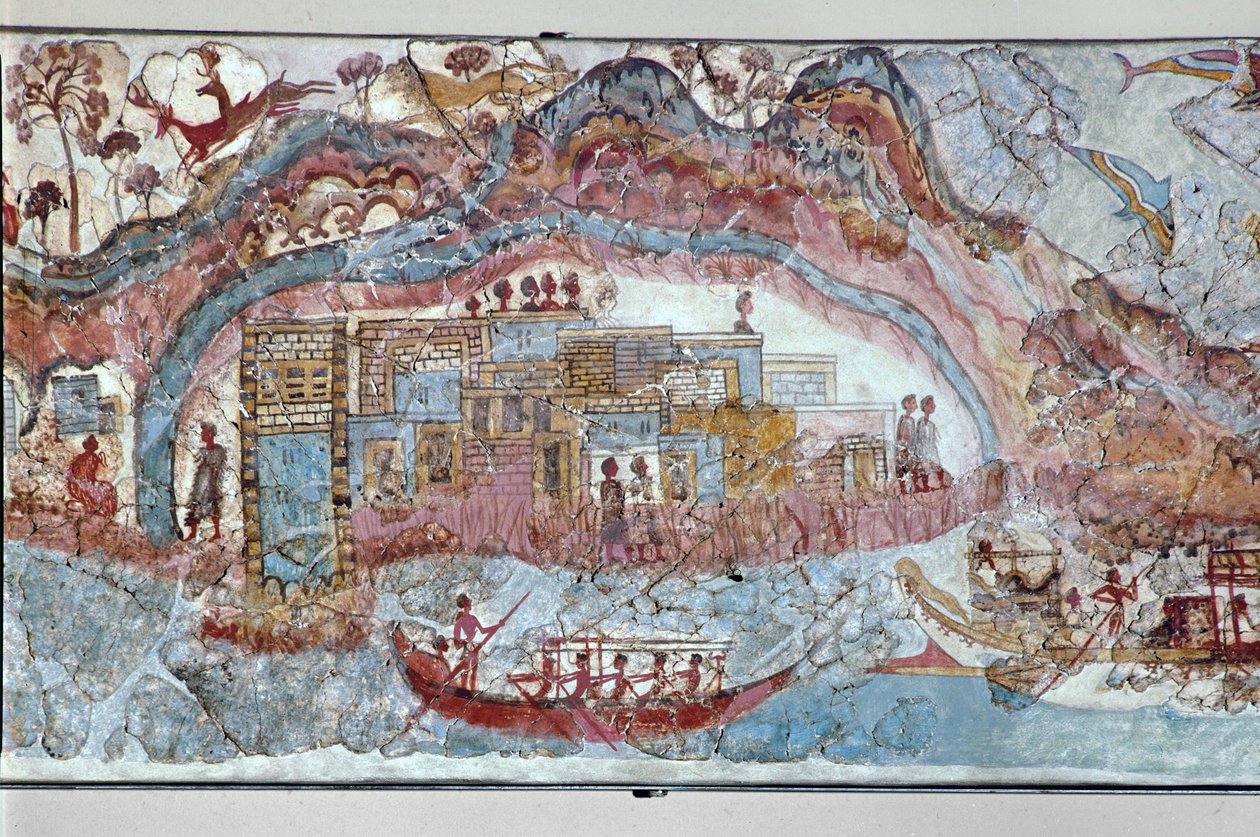 Wejście floty do portu autorstwa Erich Lessing