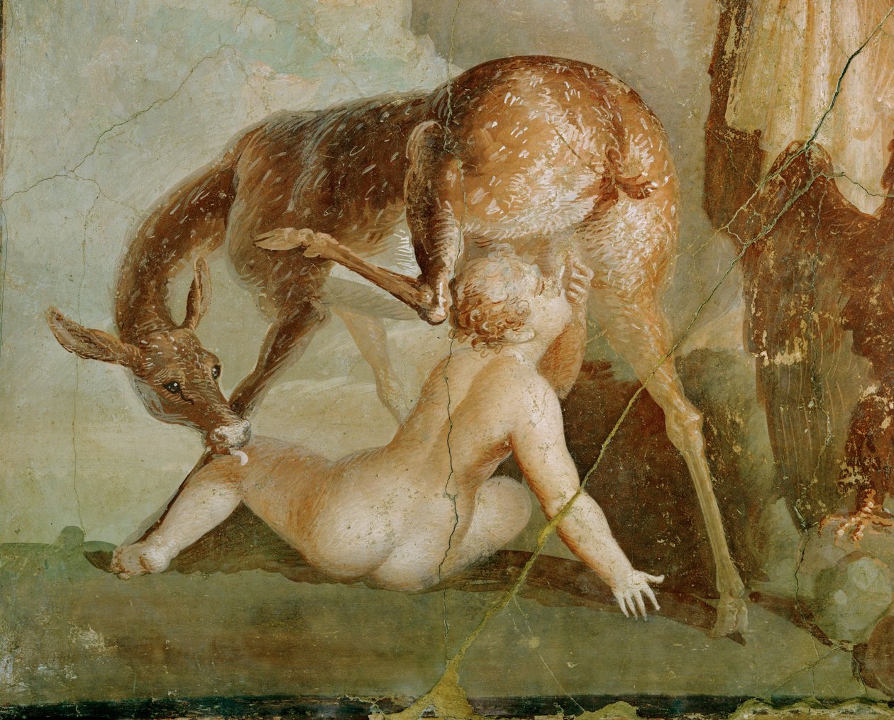 Herakles odnajduje swojego syna Telefosa w Arkadii autorstwa Erich Lessing