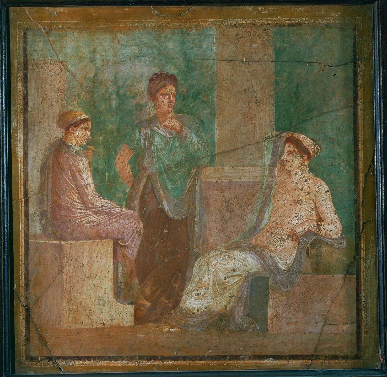 Nimfa konsultująca się z wyrocznią autorstwa Erich Lessing