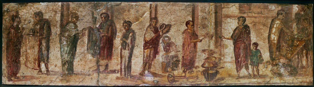 Ludzie w mieście, scena uliczna autorstwa Erich Lessing