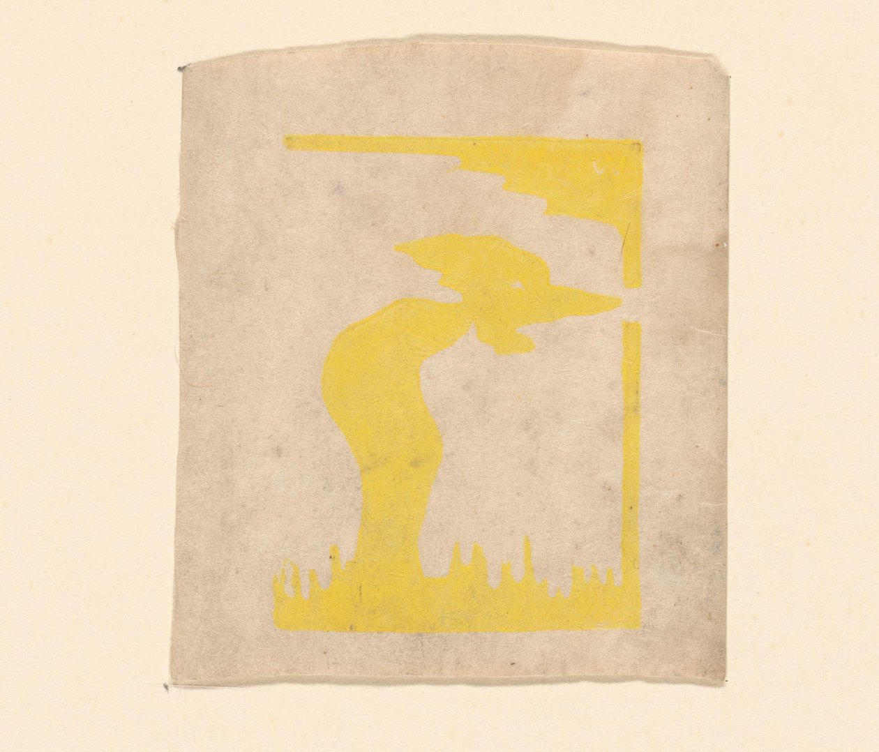 Kompozycja abstrakcyjna autorstwa Erich Wichmann (signed by artist)