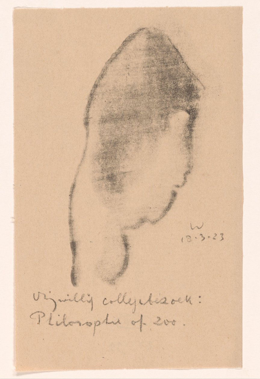 abstrakcyjna głowa Idealists II i dalsze notatki (oryginalny tytuł serii) autorstwa Erich Wichmann