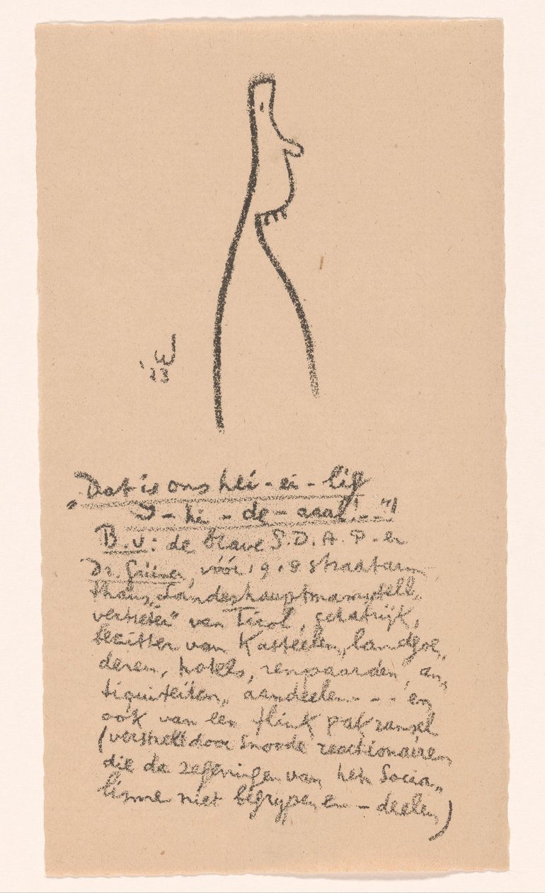 karykatura figury Idealists II i dalsze notatki (oryginalny tytuł serii) autorstwa Erich Wichmann