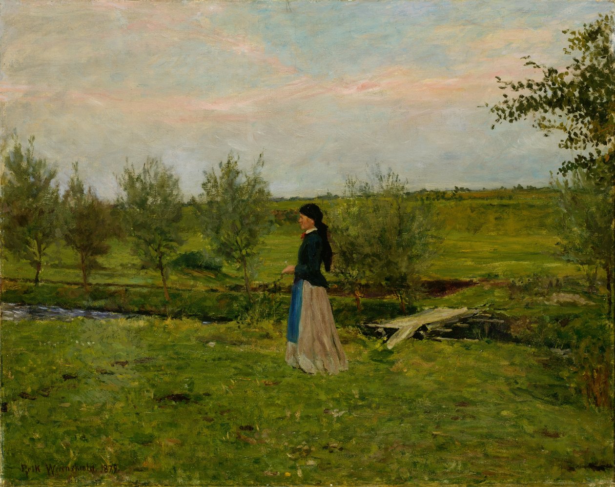 Wieczór w Pipping autorstwa Erik Theodor Werenskiold