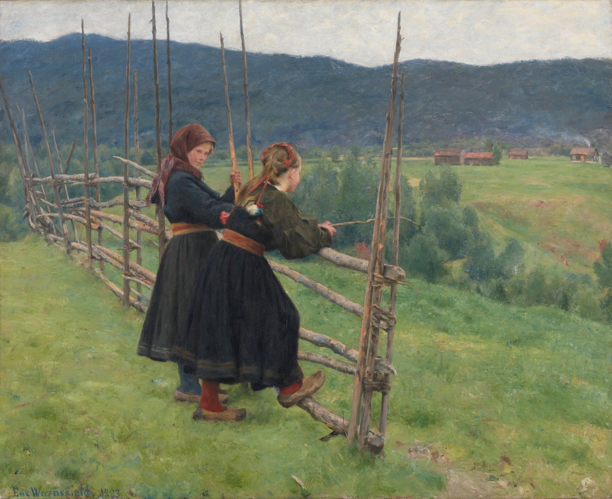 wrzesień autorstwa Erik Theodor Werenskiold