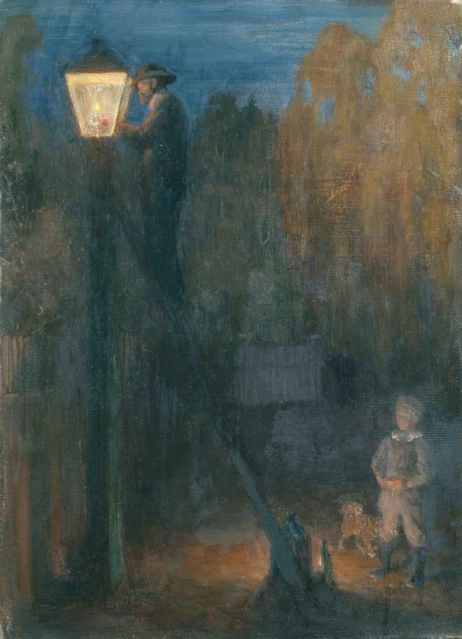 Latarnik autorstwa Erik Theodor Werenskiold