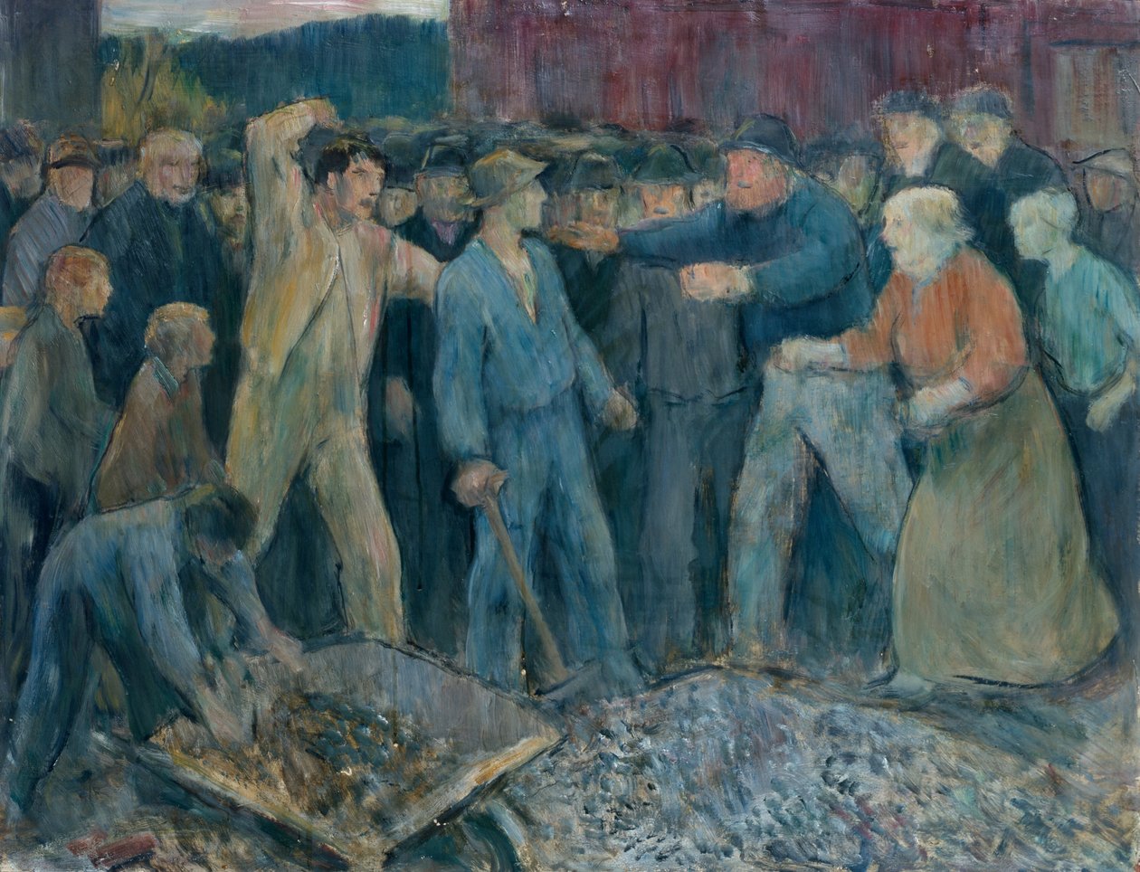 Łamacze uderzeń autorstwa Erik Theodor Werenskiold