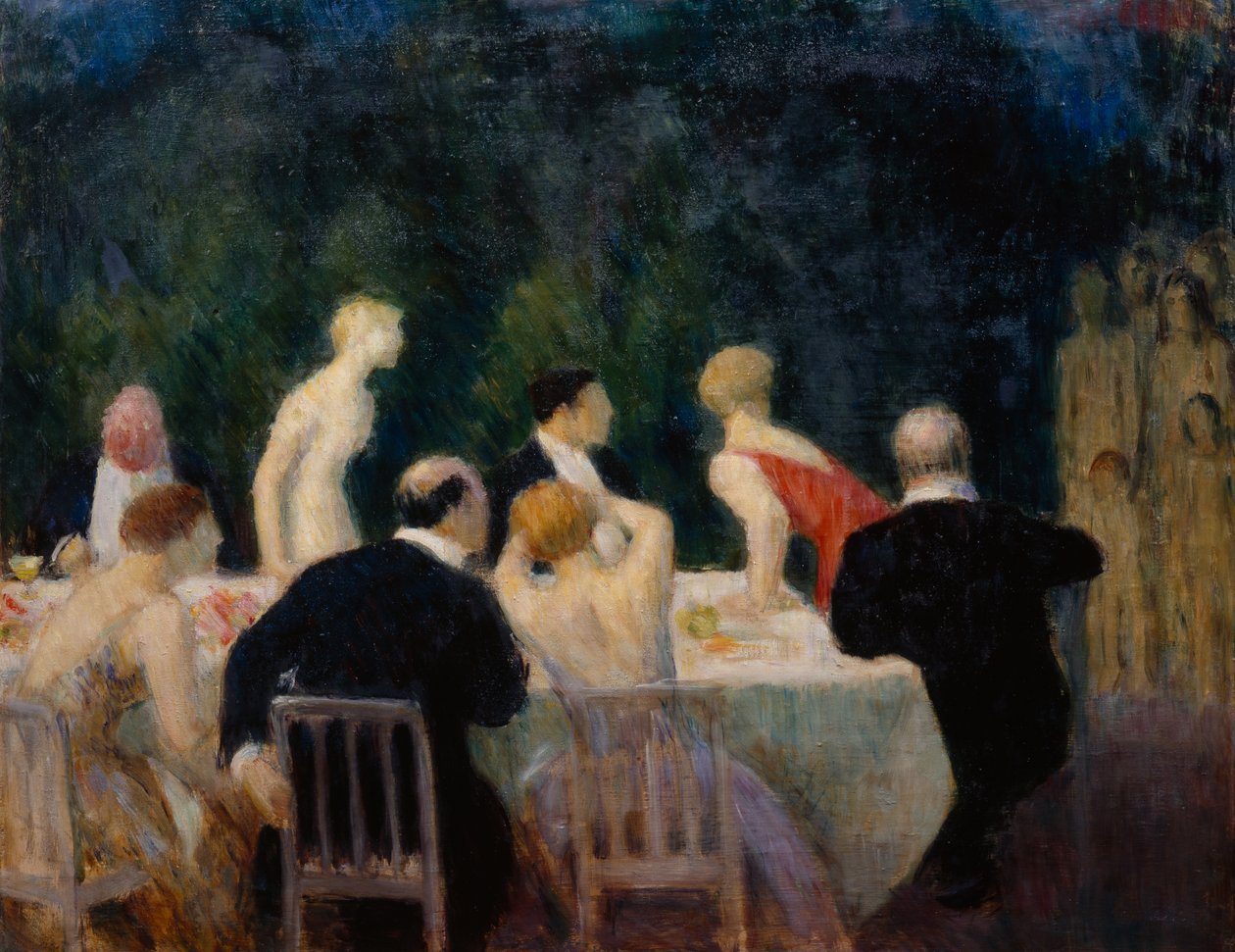 Przyjęcie autorstwa Erik Theodor Werenskiold