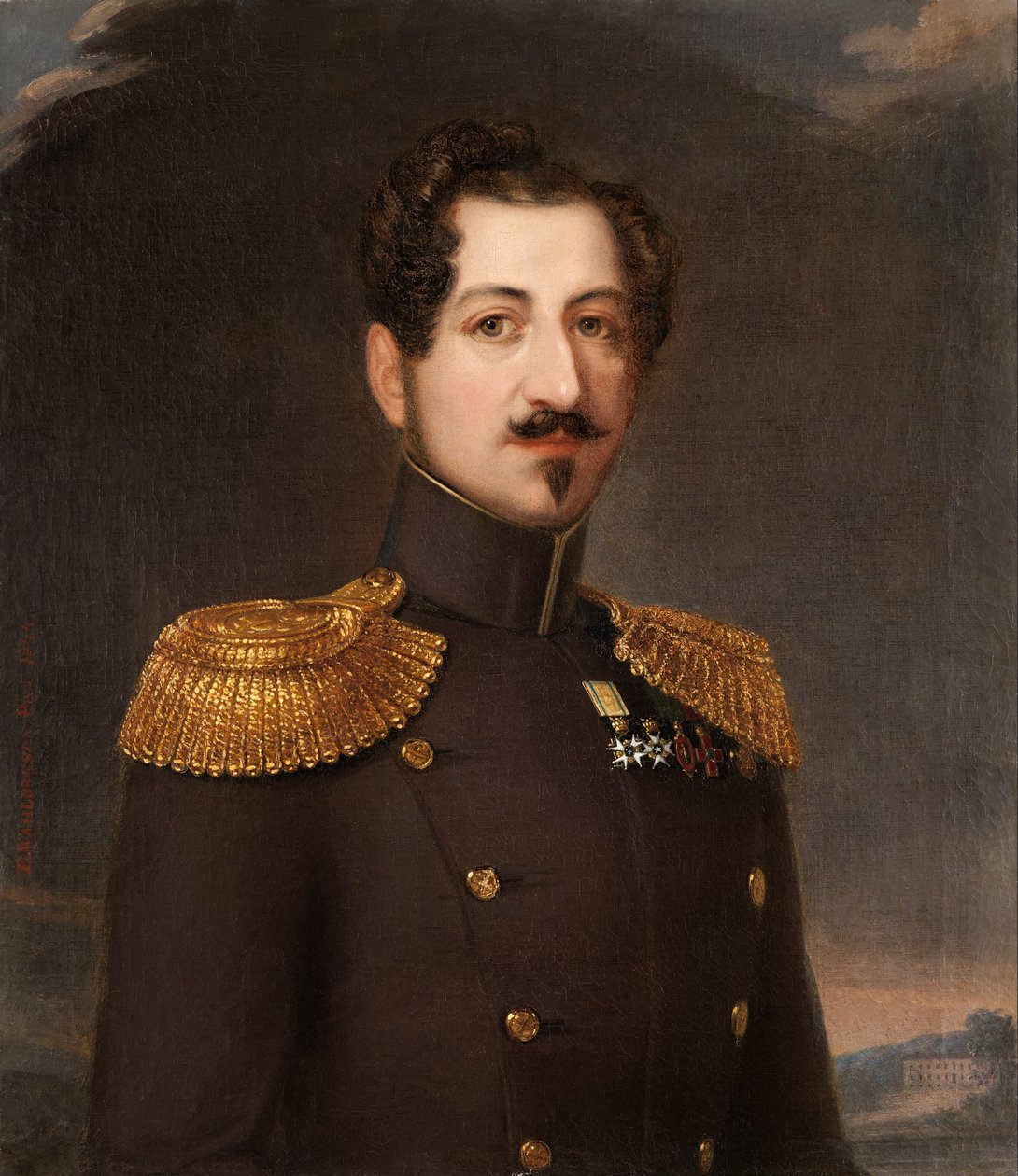 Oscar I, król Szwecji i Norwegii, 1844 autorstwa Erik Wahlberg