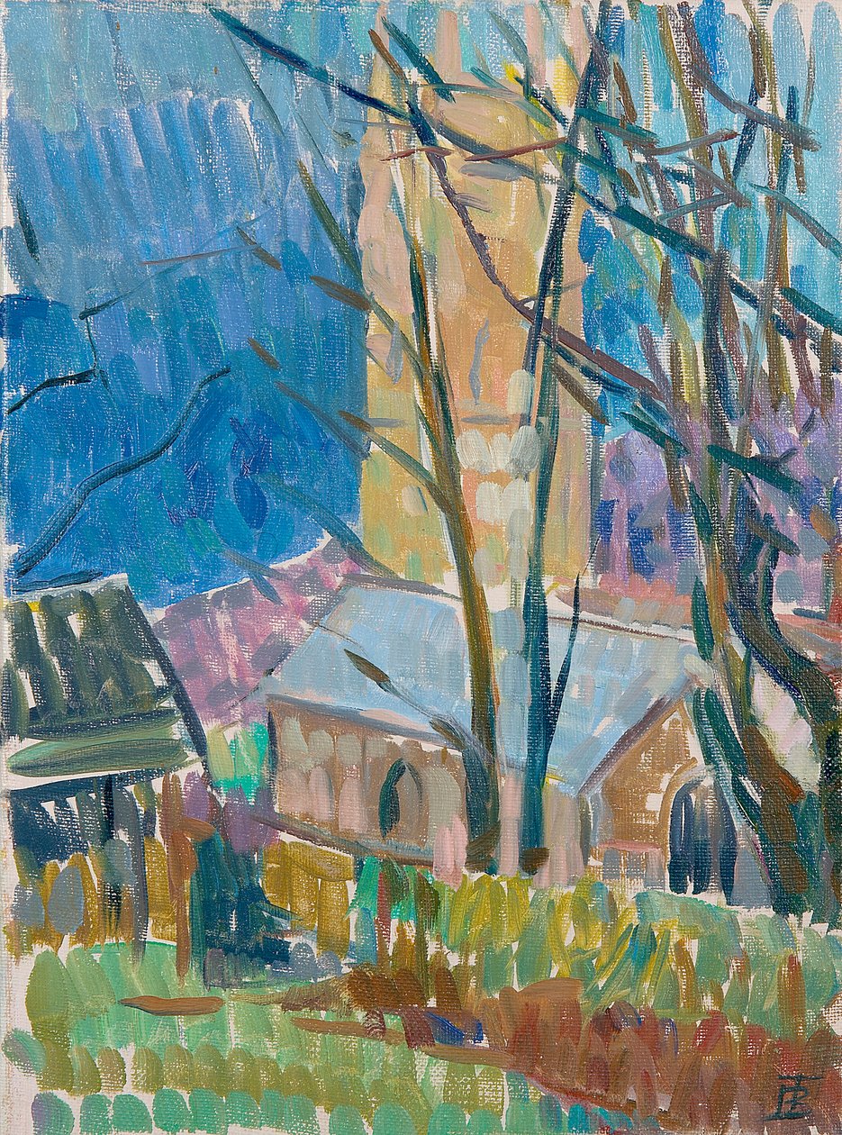 Wielebny Hawkers Church w Morwenstow III autorstwa Erin Townsend