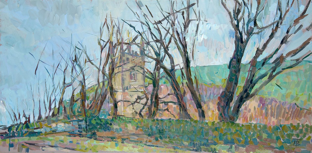 Wielebny Hawkers Church w Morwenstow II autorstwa Erin Townsend