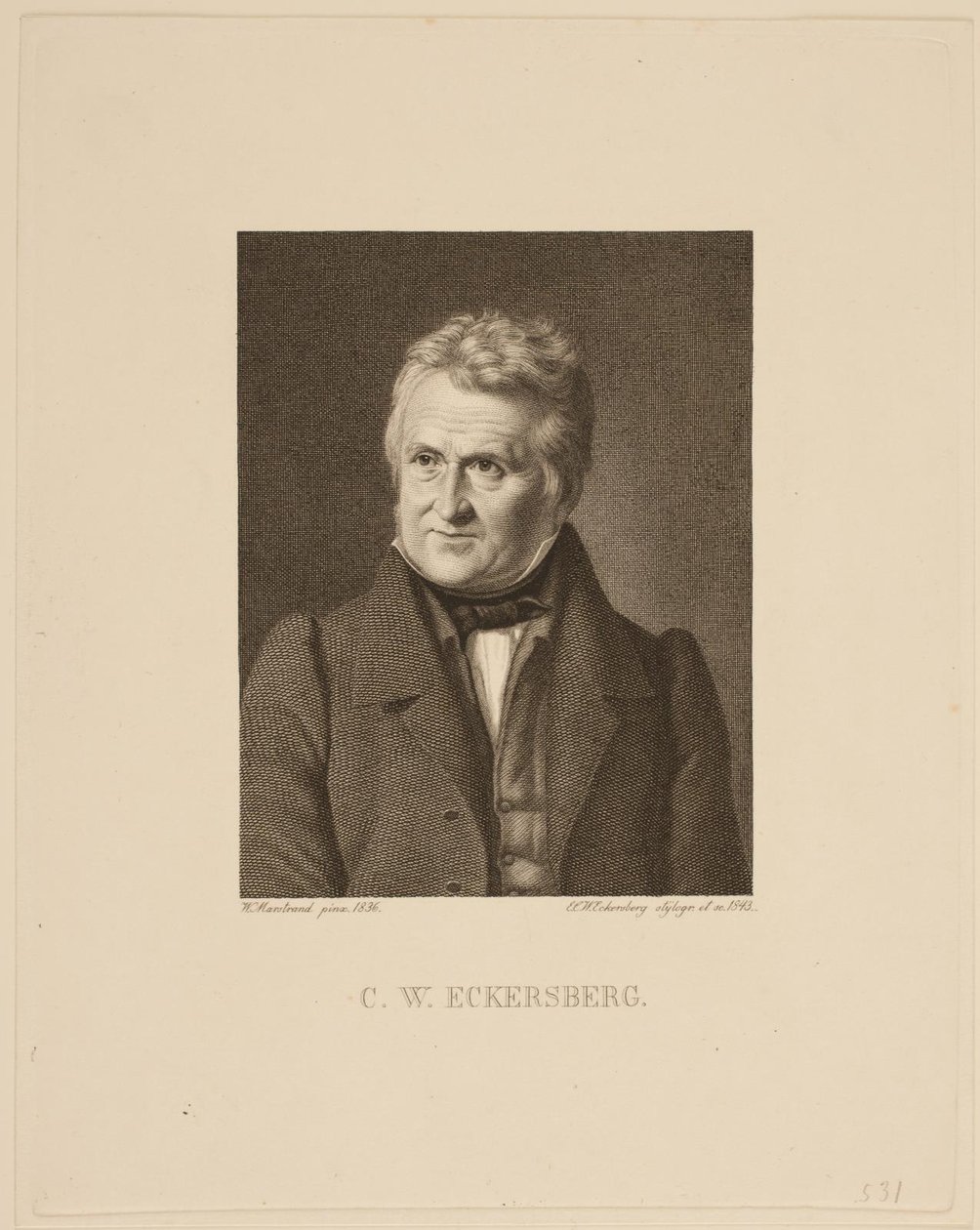 C. W. Eckersberg autorstwa Erling Eckersberg