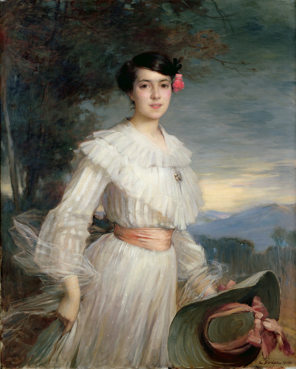 Portret Madeleine Reclus, 1902 autorstwa Ernest Bordes