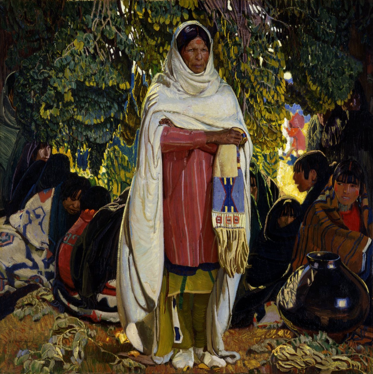 Prezent autorstwa Ernest L. Blumenschein