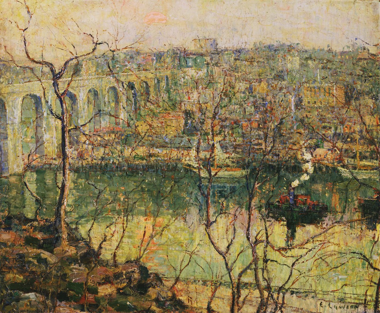 Wysoki Most autorstwa Ernest Lawson
