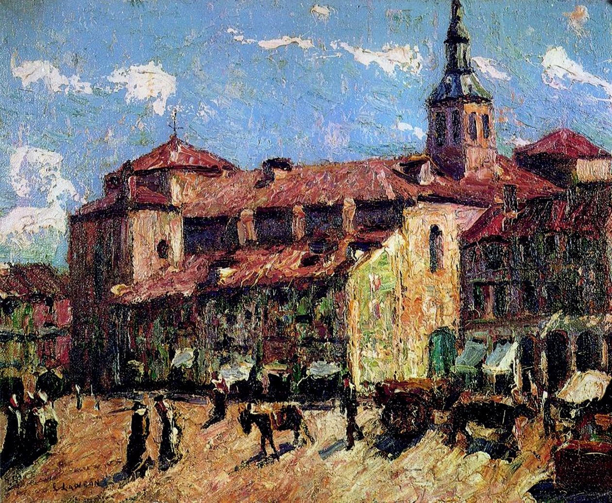 Segowia, Hiszpania, ok. 1916-17 autorstwa Ernest Lawson