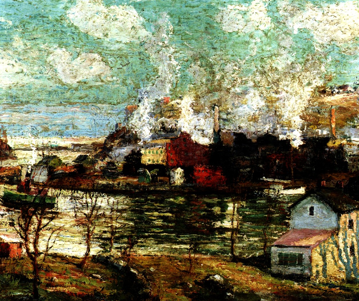 Spuyten Duyvil Creek, Brooklyn, Nowy Jork, c.1914 autorstwa Ernest Lawson
