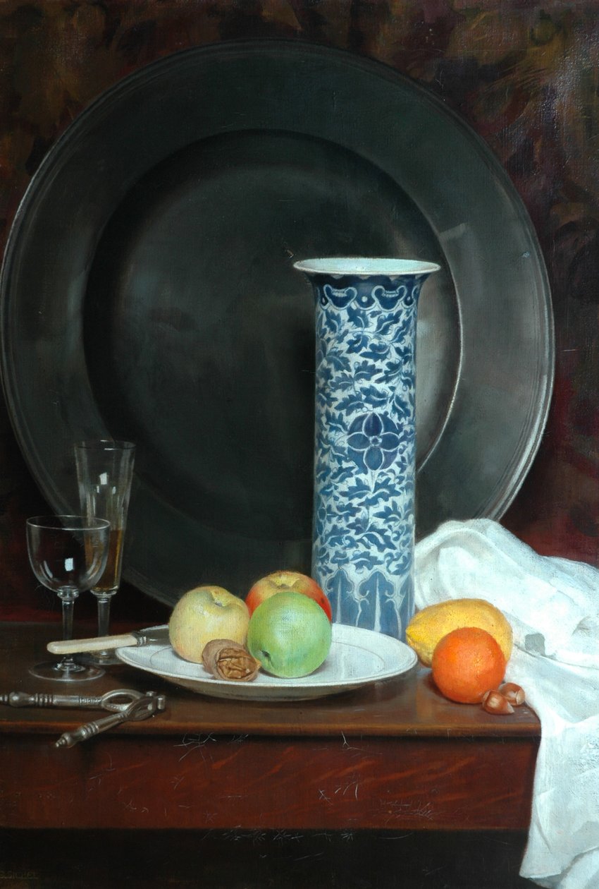Martwa natura autorstwa Ernest Leopold Sichel