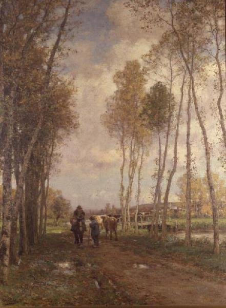 Dolina Somme autorstwa Ernest Albert Waterlow