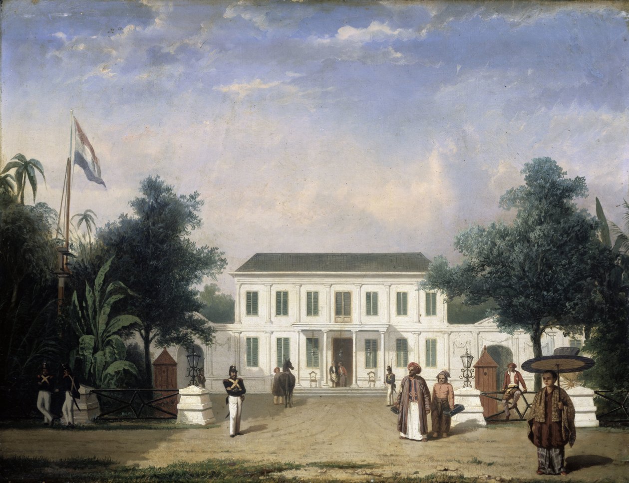 Dom nad Rijswijk, Batavia (Jalan Veteran) autorstwa Ernest Alfred Hardouin