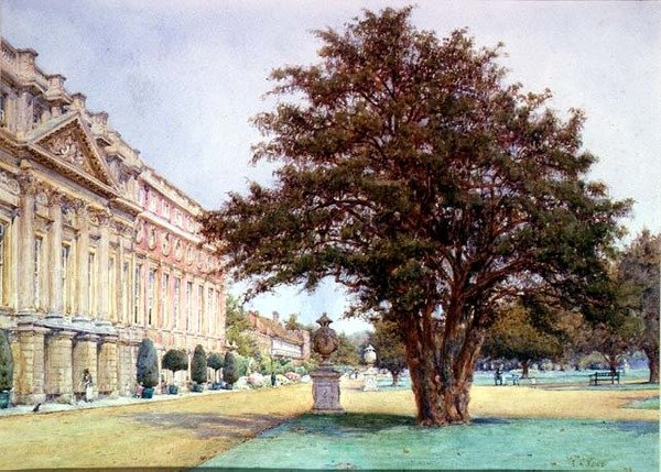 Pałac Hampton Court autorstwa Ernest Arthur Rowe