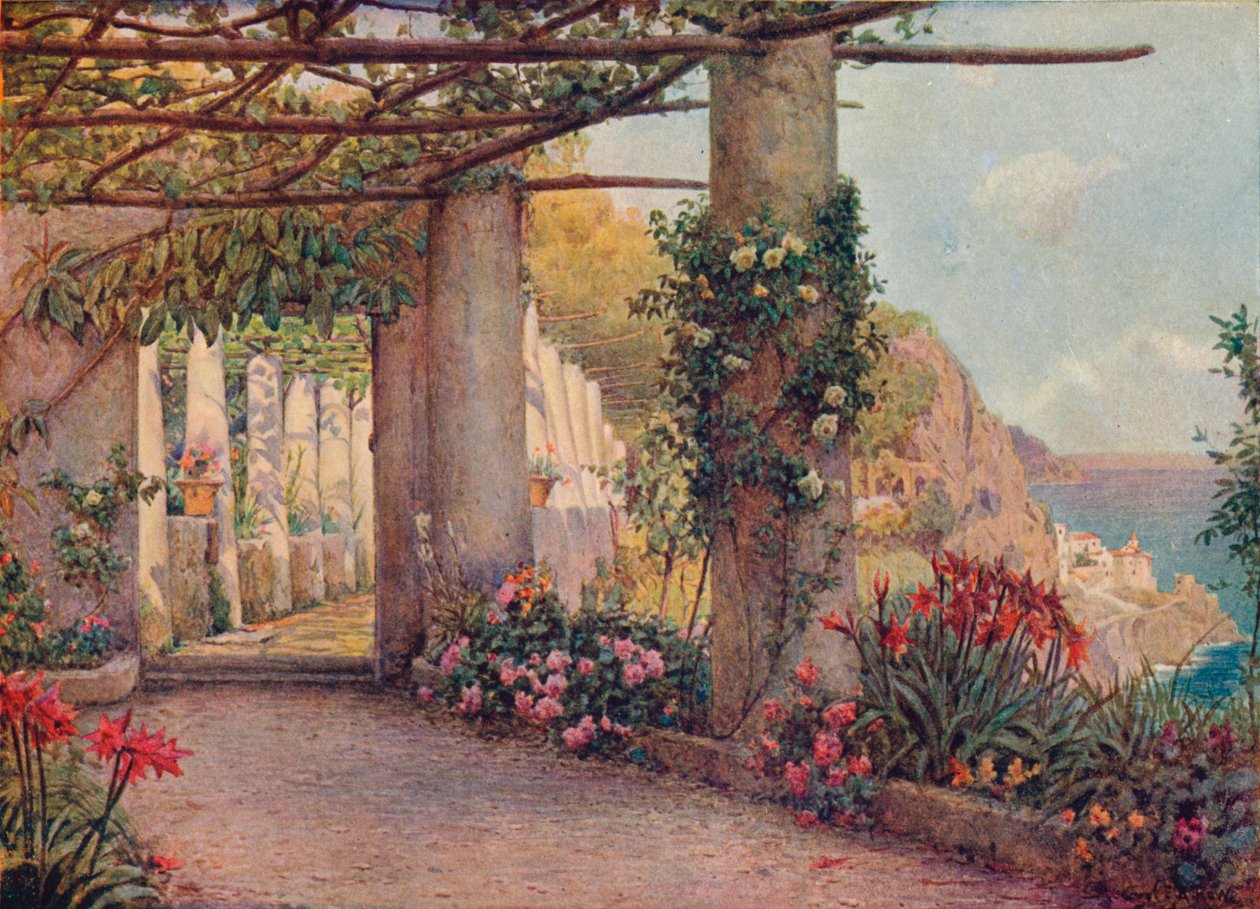 Cappuccino, Amalfi, 1903 autorstwa Ernest Arthur Rowe