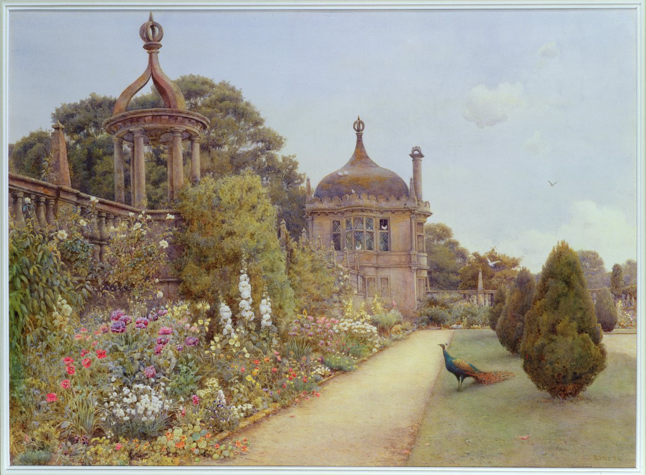 Ogrody w Montacute, Somerset autorstwa Ernest Arthur Rowe