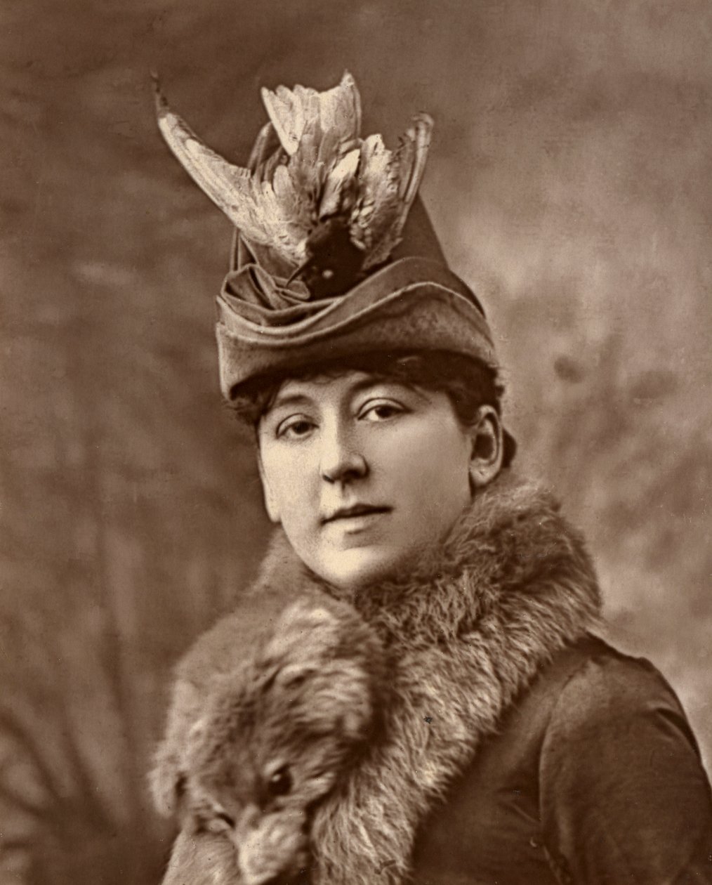 Amy Roselle, brytyjska aktorka, 1887 autorstwa Ernest Barraud
