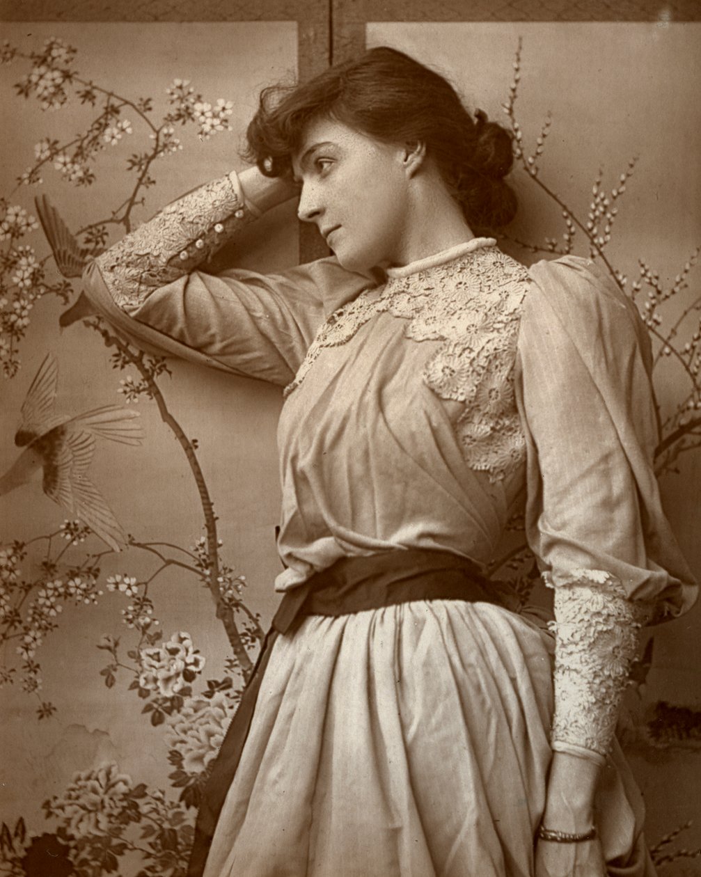 Cora Urquhart Brown-Potter, amerykańska aktorka, 1887 autorstwa Ernest Barraud