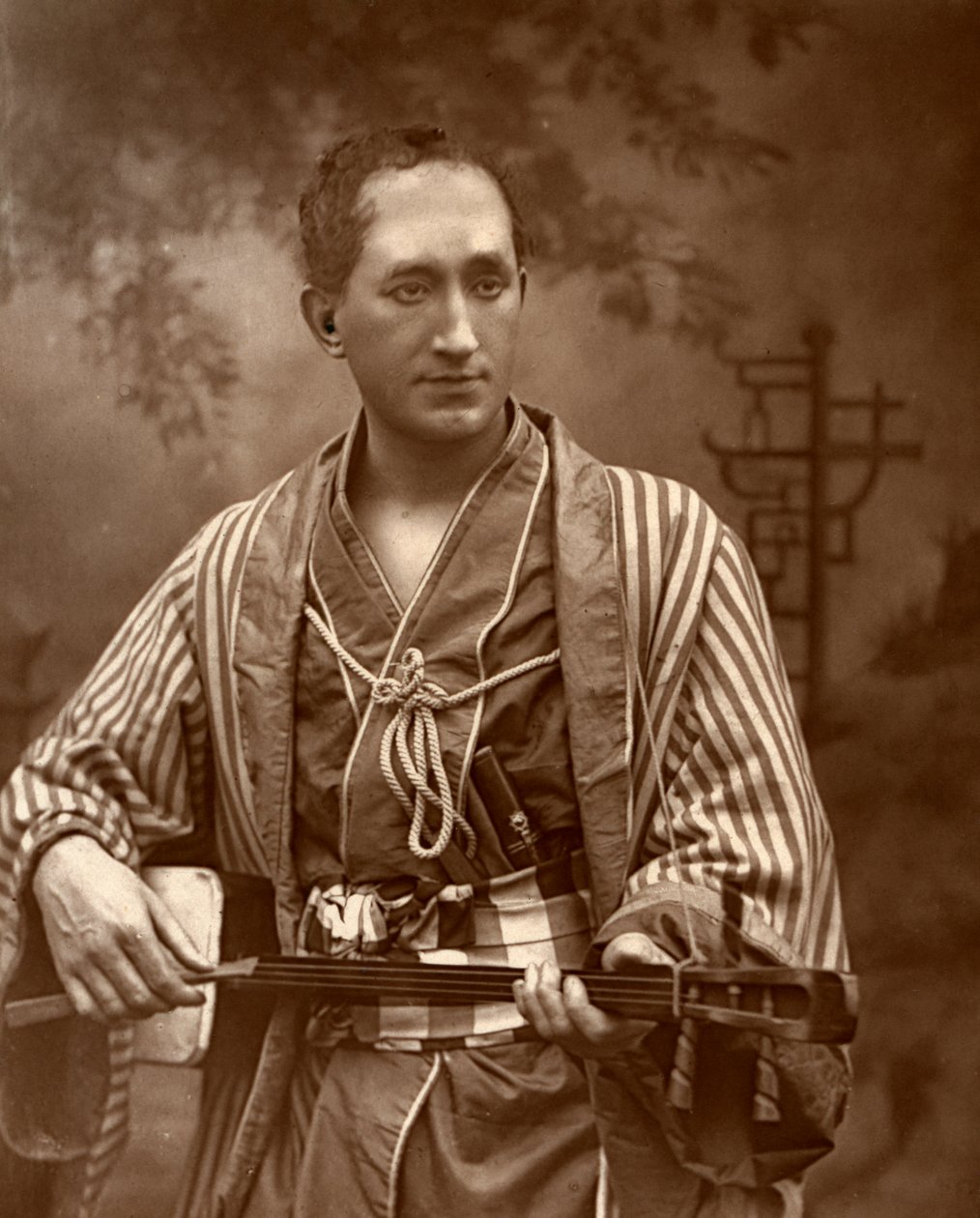 Durward Lely, szkocki śpiewak operowy, w Gilbert and Sullivans The Mikado, 1887. autorstwa Ernest Barraud