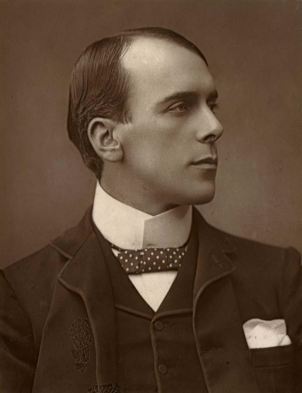 Edward Smith Willard, brytyjski aktor, 1888. autorstwa Ernest Barraud