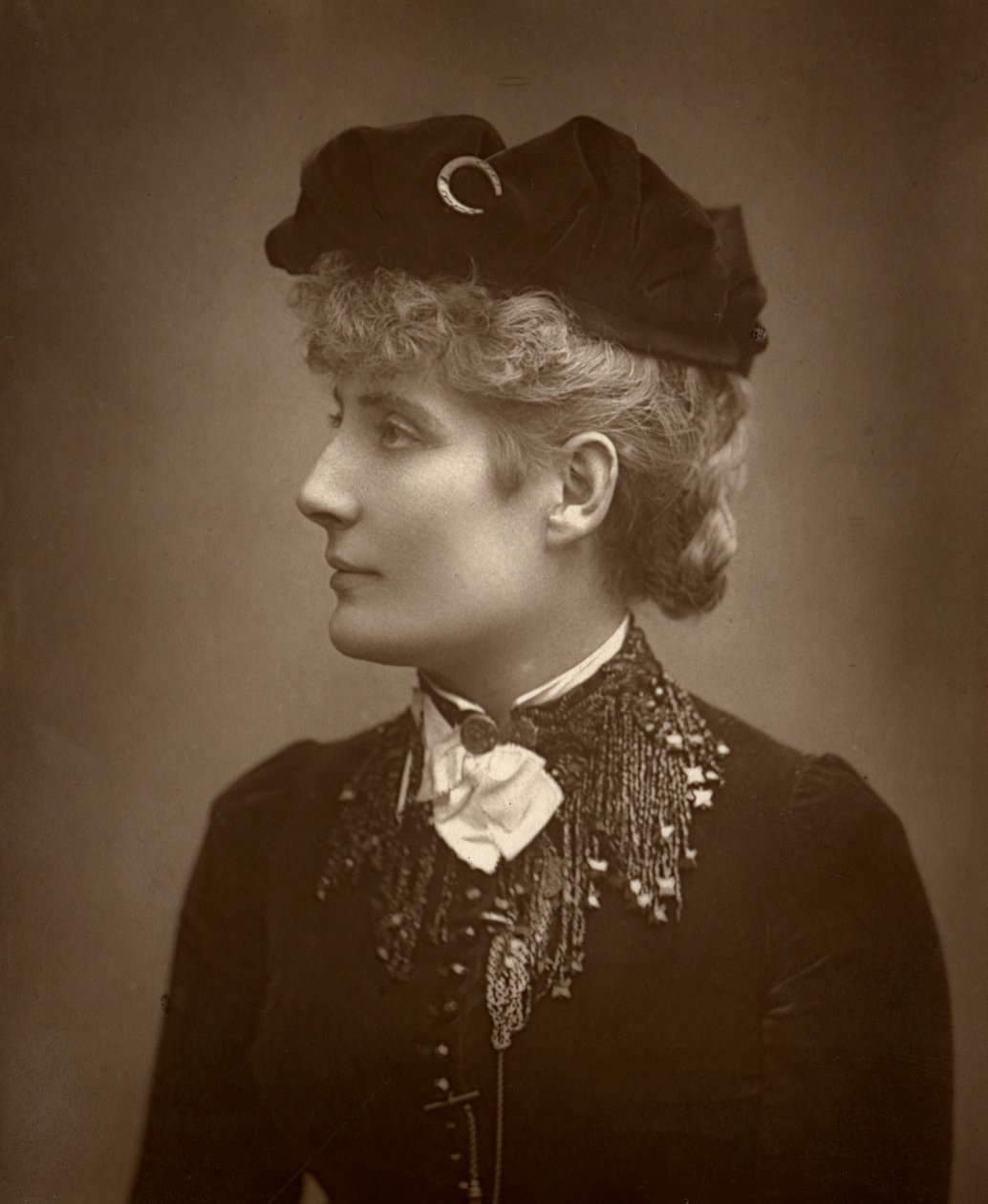 Harriett Jay, brytyjska pisarka i dramaturg, 1888 autorstwa Ernest Barraud