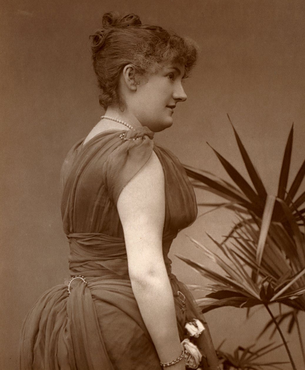 Miss Edith Woodworth, brytyjska aktorka, 1888 autorstwa Ernest Barraud