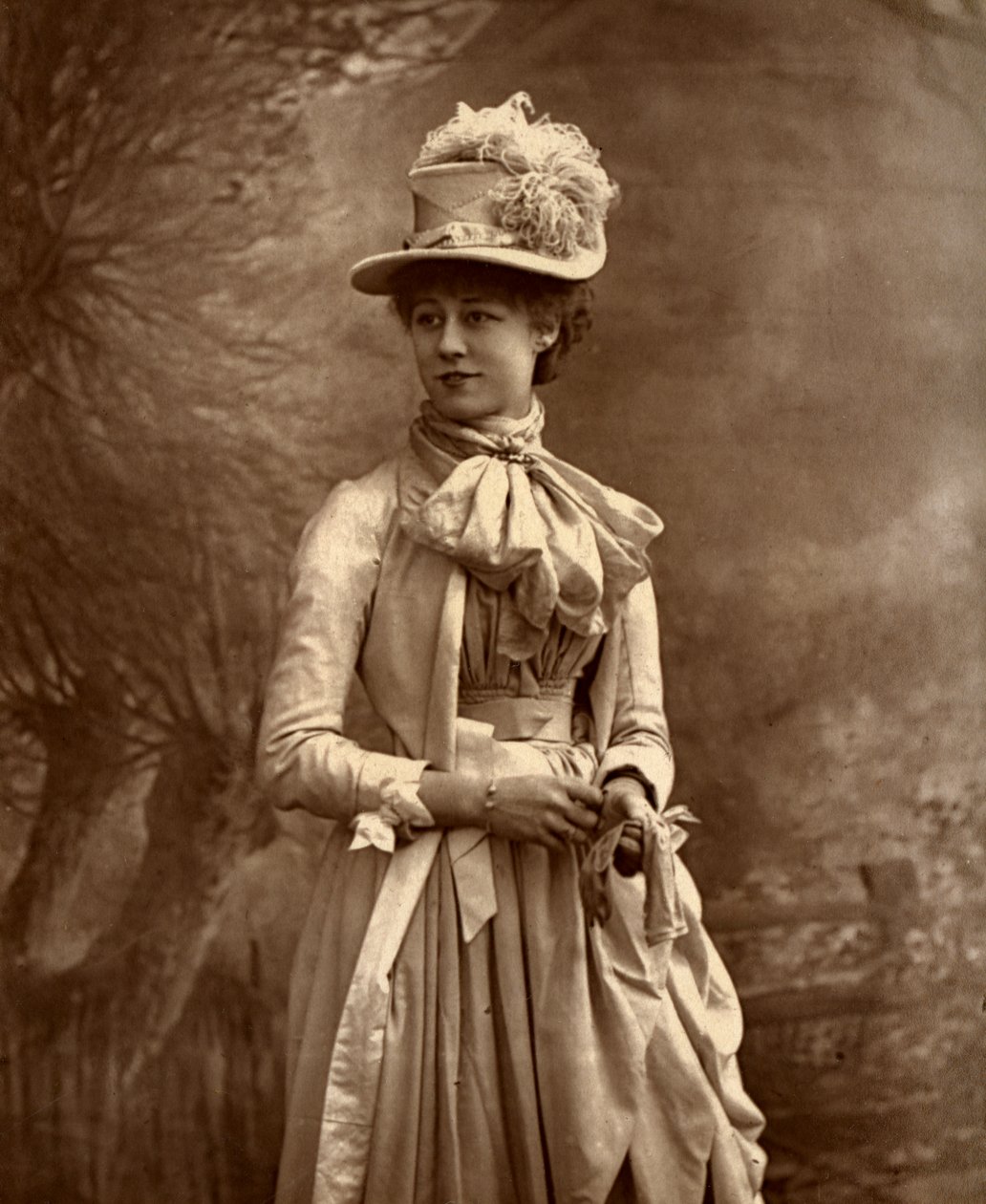 Violet Vanbrugh, brytyjska aktorka, 1887. autorstwa Ernest Barraud