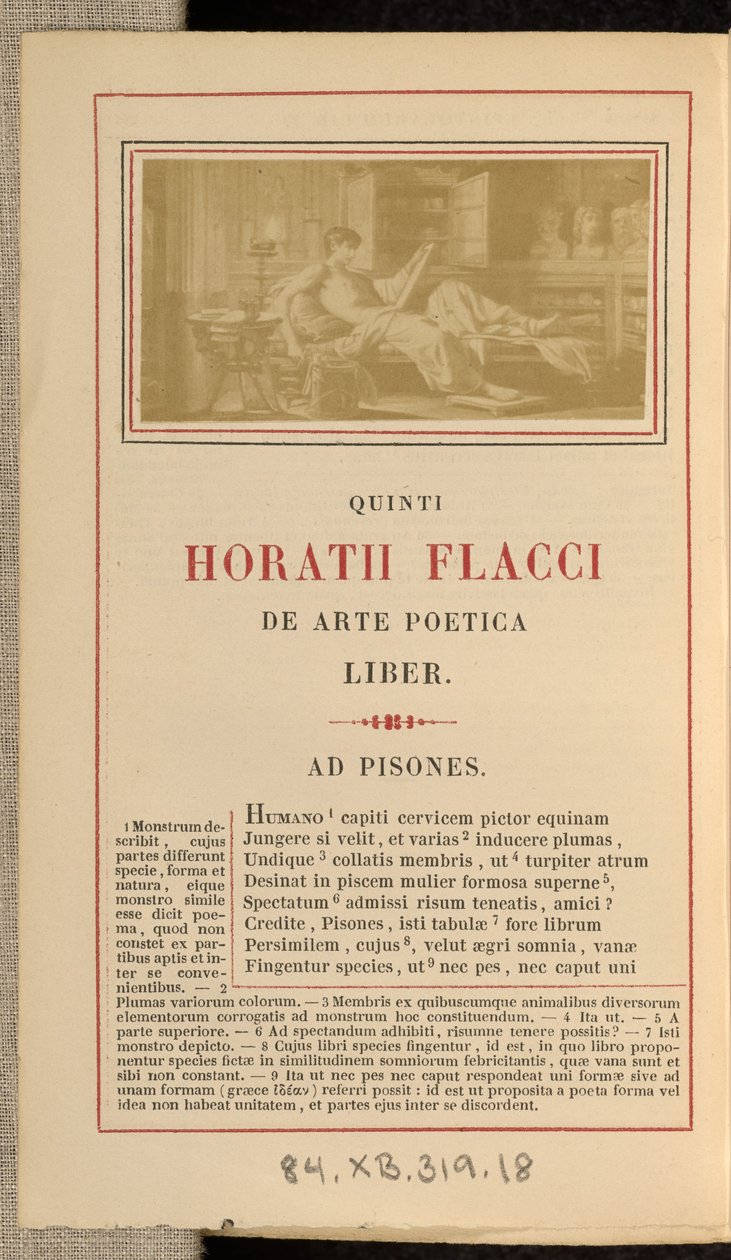 [Poeta leżący podczas pracy] autorstwa Ernest Barrias