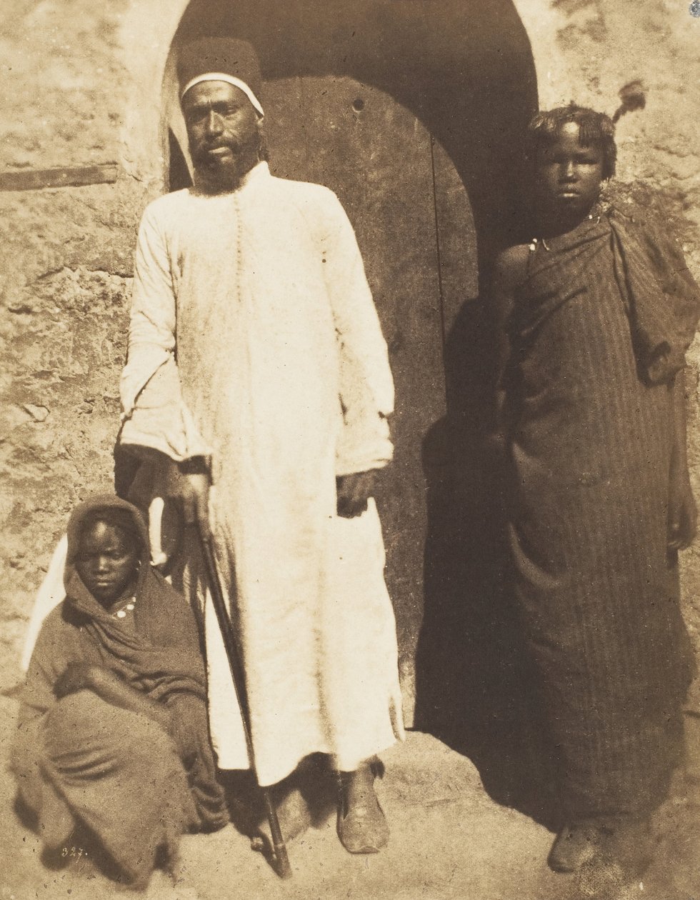 Abu Nabut i niewolnicy w Kairze, 22 kwietnia 1852 r. autorstwa Ernest Benecke
