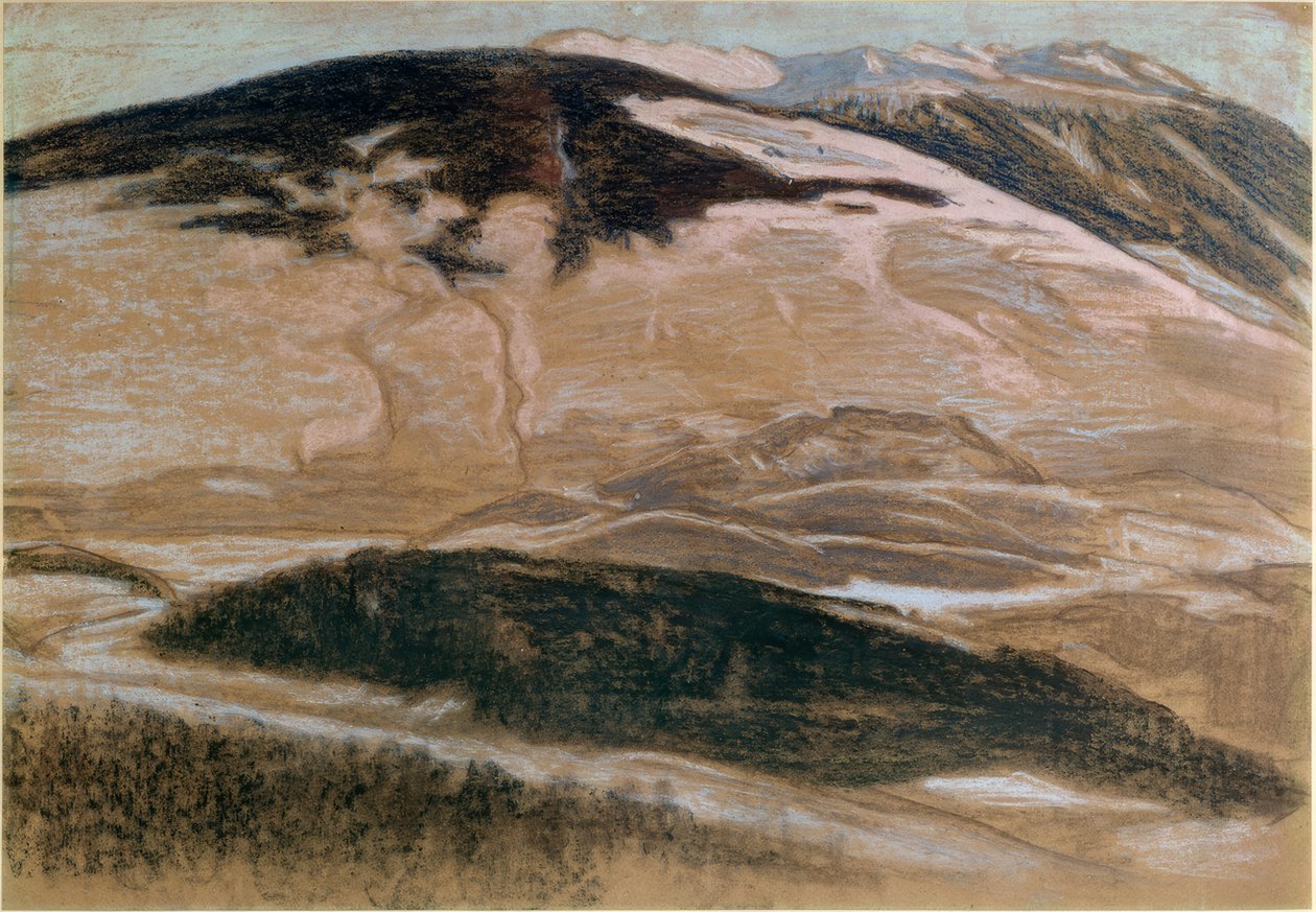 Crête de Thyon autorstwa Ernest Bieler