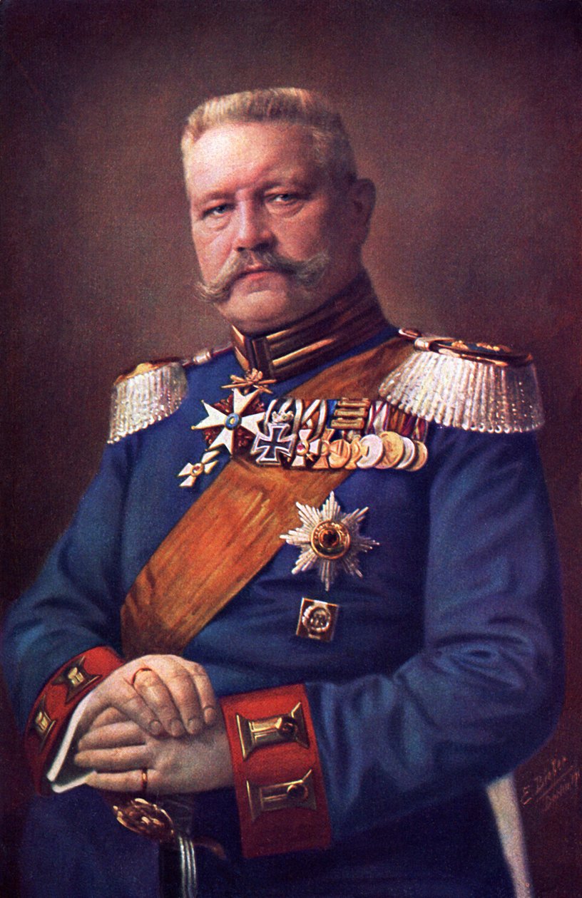 Paul Von Hindenburg autorstwa Ernest Bieler
