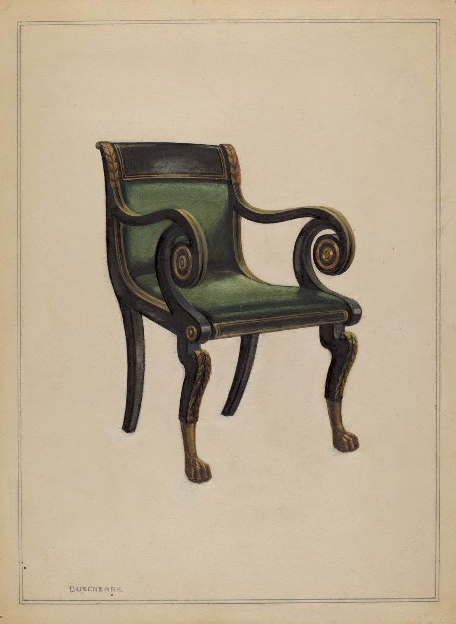 Fotel autorstwa Ernest Busenbark
