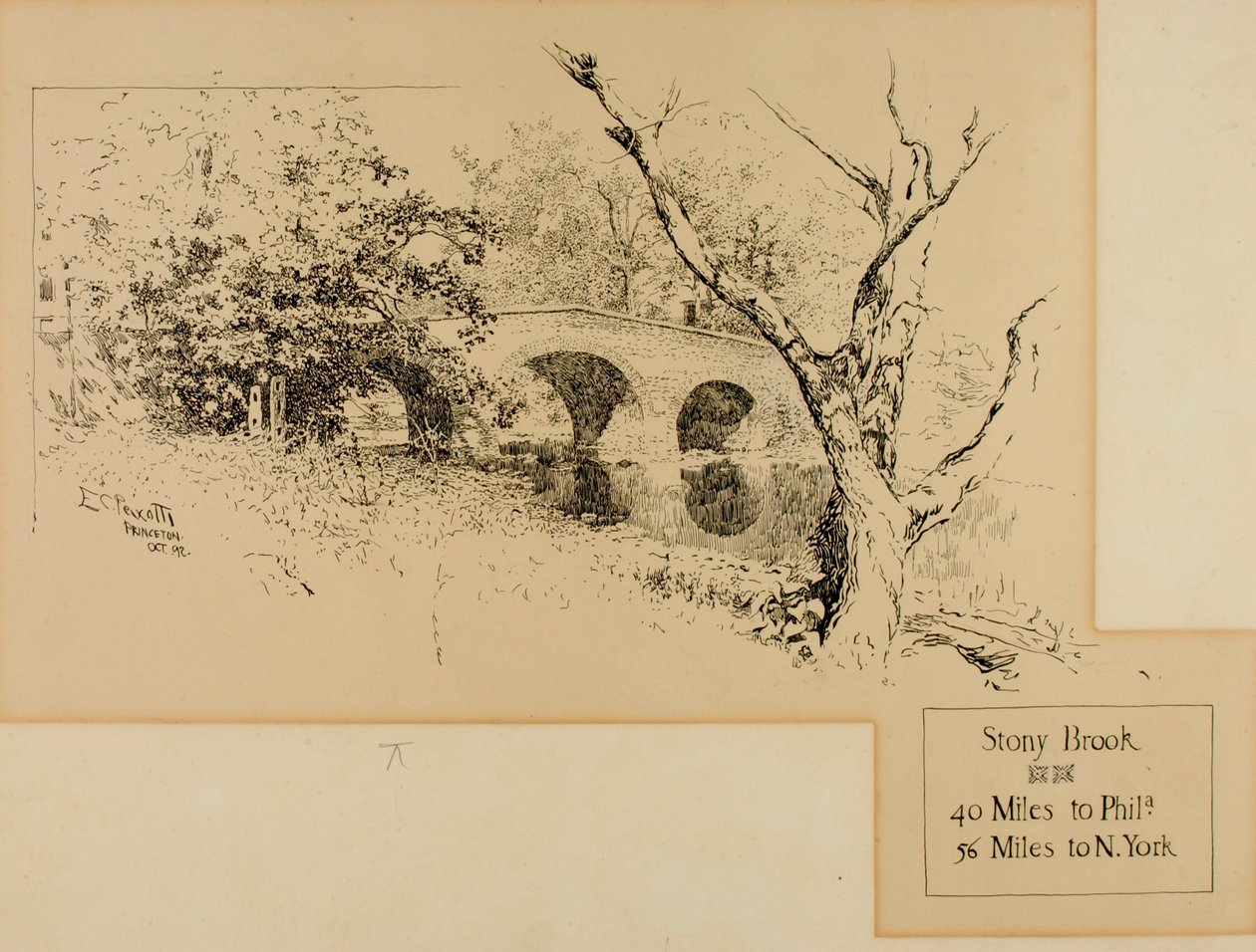 Brook Bridge autorstwa Ernest C. Peixotto