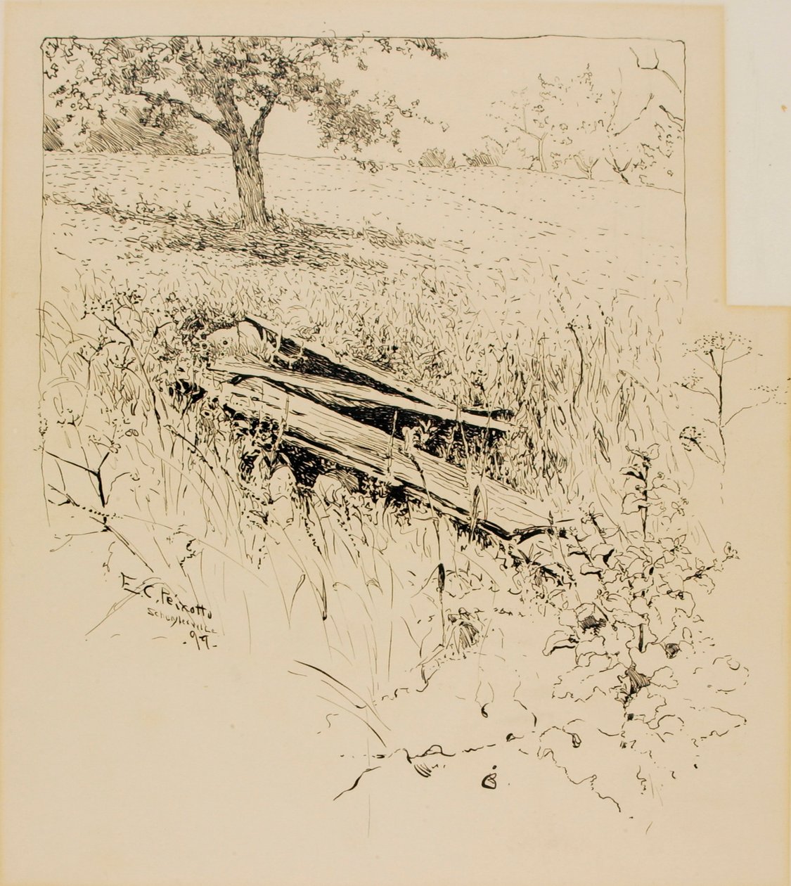 Zdobycie fortu Ticonderoga autorstwa Ernest C. Peixotto